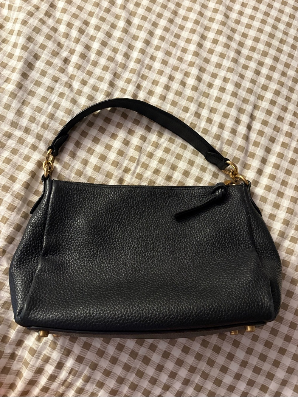 Coach black shoulder bag